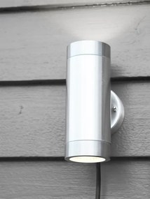 Markslöjd 108170 - Aplica LED de perete pentru exterior GARDEN24 2xLED/3W/24V IP44 crom mat