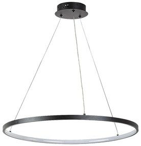 Lustra LED suspendata din metal negru Beliza