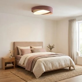 BRILAGI- LED plafonieră VELVET TWIST LED/24W/230V 4000K Ø 55 cm roz./crem.