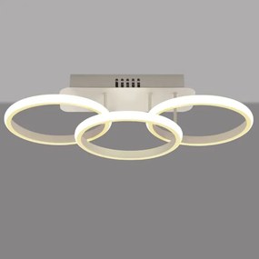 Lustră LED aplicată BARI LED/30W/230V albă