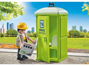 TOALETA MOBILA - PLAYMOBIL CITY ACTION - CITY CLEANING - (PM71435)