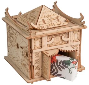Puzzle din lemn, casa dragonului EscapeWelt