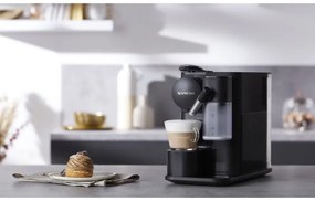 Espressor cu capsule DeLonghi EN510B, 1450W, 19 bar, 1 l, Nespresso, Auto shut-off, Negru