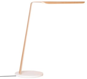 Lampă de masă Swan, mai multe variante - TUNTO Model: stejar, negru pátat, tehnologie wireless QI