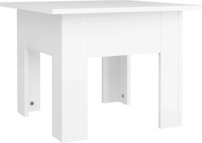 vidaXL Măsuță de cafea, alb, 55x55x42 cm, lemn prelucrat