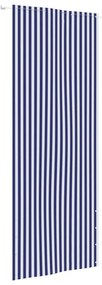Paravan de balcon,albastru si alb, 80 x 240 cm, tesatura oxford Albastru si alb, 80 x 240 cm
