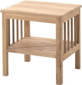 Noptieră de copii în culoare naturală din lemn de stejar Forrest – Vipack