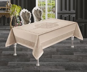 Fata de masa teflonata si impermeabila, 160x300 cm, Bej, Jumbo