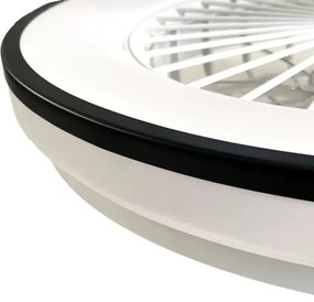 Plafonieră LED cu ventilator OPAL LED/48W/230V + telecomandă