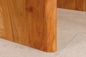 Set de 2 masute din lemn de salcam MAMMUT