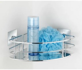 WENKO 23856800 - Poliță TURBO-LOC QUADRO ED. 27,5x19,3 cm inox/crom lucios