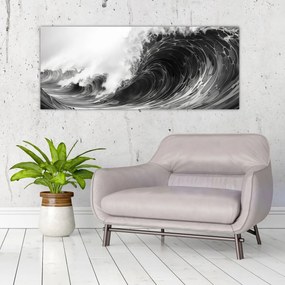 Tablou - Pictura valurilor (120x50 cm)