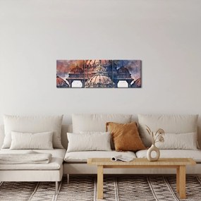 Tablou - Akshardham, New Delhi, India (cu ceas) (90x30 cm)