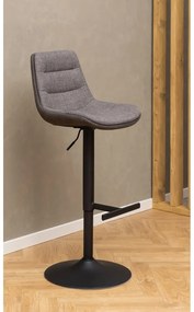 Scaun de bar gri cu înălțime ajustabilă (înălțime șezut 86 cm) Adisa – Actona
