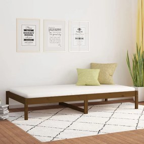 820420 vidaXL Pat de zi, maro miere, 80x200 cm, lemn masiv de pin