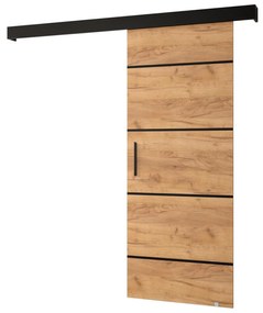 Uși culisante 70 cm Slavdro 4 (craft auriu + negru mat). 1108751