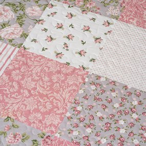 Cuvertură de pat 4Home Pink Rose Patchwork, 220 x 240 cm