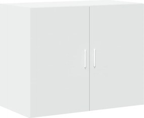 vidaXL Dulap de perete, alb, 80x42,5x64 cm, lemn compozit