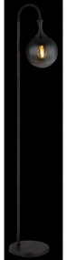 Lampadar design modern DALTON negru/fumuriu