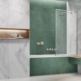 Paravan de cada Radaway Modo F SL PNJ II crom lucios-transparent 90x150 cm sticla 8 mm dreapta