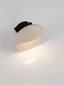 Spot aplicat perete exterior LED 3000K IP65 Toc sand