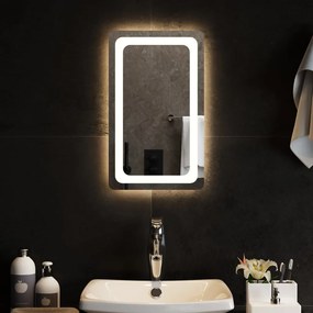 Oglinda de baie cu LED, 30x50 cm