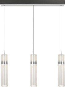 Pendul LED pe cablu AMBIENTE 3xLED/6W/230V 3000/4000/6000K crom lucios