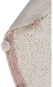 Covor pentru copii crem lavabil/țesut manual din bumbac ø120 cm Bubbly Vintage Nude – Lorena Canals