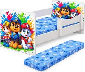 Pat junior Paw Patrol 3 cu saltea inclusa