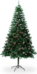 Brad artificial de Crăciun, cu conuri, înălțime 1,8 m