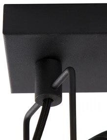 Spotlight industrial negru cu 2 lumini - Suplux