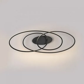 Plafonieră LED JUST LIGHT. 15321-18 LUMACA LED/33W/230V negru