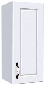Corp superior 30 cu 1 usa Zebra MDF alb drept