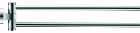Duravit 99221000 - Suport de perete pentru prosoape D-CODE, 44,7 cm, crom lucios