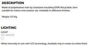 CORP DE ILUMINAT LED DECORATIV VASES LAMPS 60cm