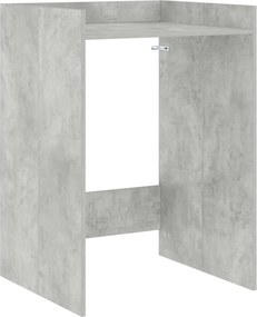 vidaXL Dulap pentru mașina de spălat Beton 67,5 x 62 x 97 cm