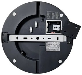 Plafonieră LED cu senzor pentru baie ELLÉ LED/24W/230V d. 26 cm IP54 antracit