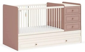 Patut transformabil cu pat suplimentar (80x180cm) ELEGANCE BABY