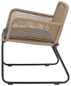 Fotoliu de grădină gri-bej Mundo – Bloomingville