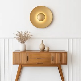 Argon 8865 - Aplica LED de perete BOLTON, 12,5W, 230V, 3000K, auriu