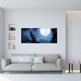 Tablou - Bufnița de noapte (120x50 cm)