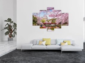 Tablou cu cireș japonez (150x105 cm)