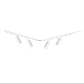 Spot in sistem de șină MICA 4xGU10/10W/230V alb