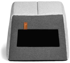 Cușcă pentru câini gri deschis 43x43 cm Up and Down L - Rexproduct