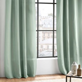 Draperie verde salvie dimout (semi-opacă) din microfibră 140x280 cm Absolu – douceur d'intérieur