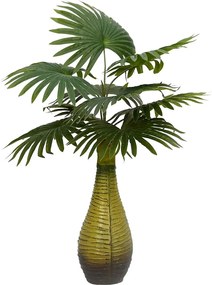 vidaXL Plantă artificială de palmier 9 frunze 65 cm verde