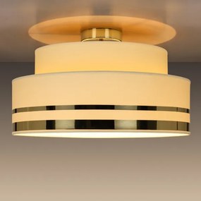 Plafonieră TAMI 1xE27/60W/230V bej/auriu