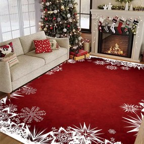 Covor decorativ Craciun, dreptunghiular, antiderapant, diverse marimi, CCD103