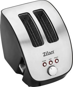 Prajitor de Paine ZILAN ZLN2690,negru inox 1000W, 6 nivele de rumenire