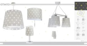 Dalber D-81212E - Lustră copii STARS 1xE27/60W/230V